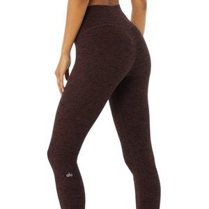 High-Waist Alosoft Highlight Legging - Oxblood